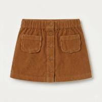 Skirt Poches Fleurs Macadamia