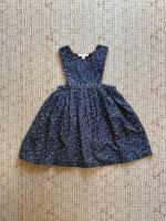 Colima baby cotton dress | navy blue