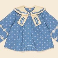 Maggie Sailor Blouse - Mountain Calico £78.00 Blue