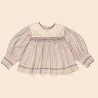 Apolina - 格紋上衣 - dora camp check - 5-7y