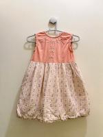 Apolina SS26 無袖刺繡拼接格子洋裝