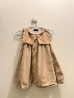 Exclusive- Dress Elysée - LINEN BEIGE & CARAMEL CHECK