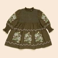 3-5Y刺繡洋裝