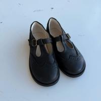 山羊革 黑色皮鞋