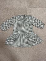Edith Gingham Organic Cotton Gauze Dress - Sage