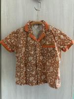 Donny Ric Rac Short Set - Souvenir Print Chocolate