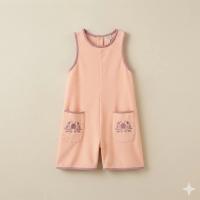 Apolina26ss 刺繡連身褲