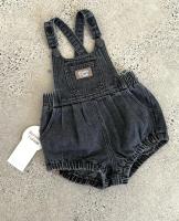 Bowie Bubble Romper - Washed Black(水洗黑)