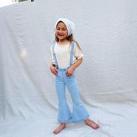 FARRAH FLARE JEAN - BLUE PATCH POCKET