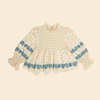 MIA TOP - MEADOW CALICO CASHEW