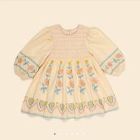 Apolina - PENNY SMOCK DRESS - CASHEW