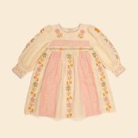 Pascale Dress - Cashew/Ribbon Pink
