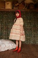 Mya Organdie Midi Dress - Pink Beige (EXCLUSIVE)