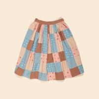Patchwork Wendy Midi Skirt - Multi (EXCLUSIVE)