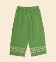 Molly Embroidered Trouser - Retro Green (EXCLUSIVE)