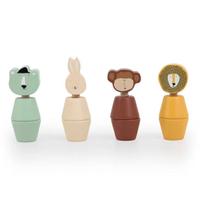 寶寶木頭玩鎖螺絲組