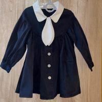 領結連身裙 黑 3y 100cm