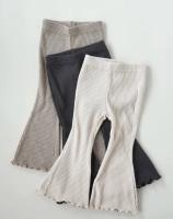 羅紋喇叭褲(米白、燕麥、黑色3色皆可)