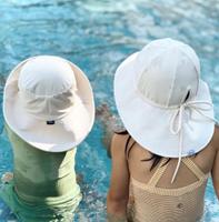 fini.floppy hat 蝴蝶結防曬遮陽帽（白/淺色系/粉）