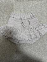 mishapuff爆米花褲裙白色或類似款