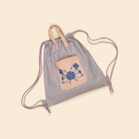 Tina Denim Tote-Pack - Lilac-Grey