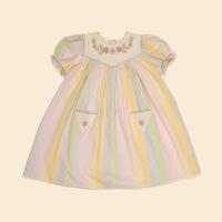 KIKI DRESS - PAINTERS STRIPE(2-3y換3-5y)