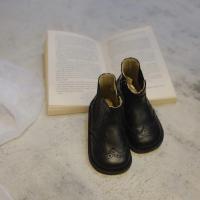 牛津雕花Chelsea皮靴