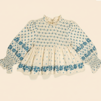 MIA TOP - MEADOW CALICO CASHEW