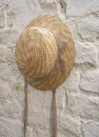CLASSIC CANOTIER straw hat PLAIN SAND
