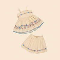 Magrit short set - Milk