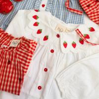 Flöss Bright White Berry Everlyn Blouse
