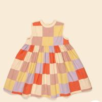 Patchwork Checkerboard Wendy Dress