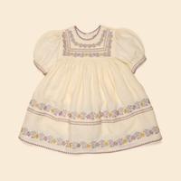 Patsy Ribbons Dress - Cream