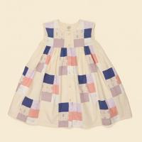 Valentina Patchwork Button-up Dress - Multi Prints (EXCLUSIVE)