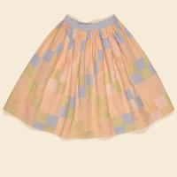 Wendy patchwork midi skirt
