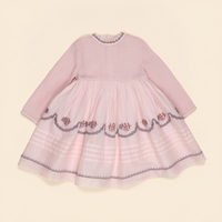 Cindy Structured Organdie Dress - Harebell