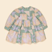 Theodora Patchwork Dress - Soft Heathers (EXCLUSIVE)