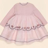 Cindy Structured Organdie Dress - Harebell