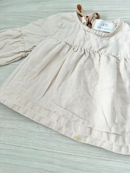 Baby Pink Short Linen Tunic image 1 of 0