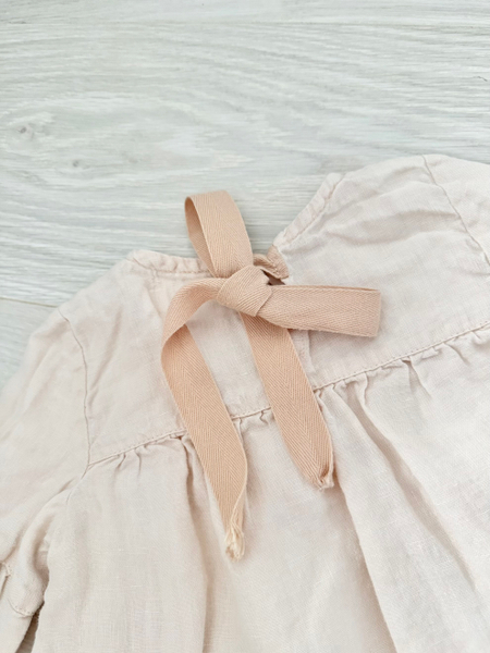Baby Pink Short Linen Tunic image 1 of 0