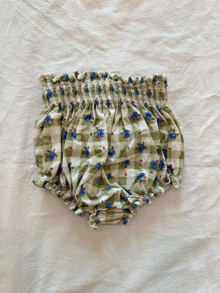 綠格紋短褲 image 1 of 0
