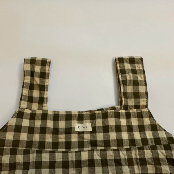 Organic Zoo 方領上衣 / Olive Gingham image 1 of 0