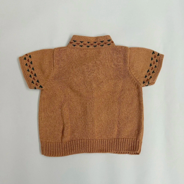 Iver & Isla 有機棉編織領結外套上衣 image 1 of 0