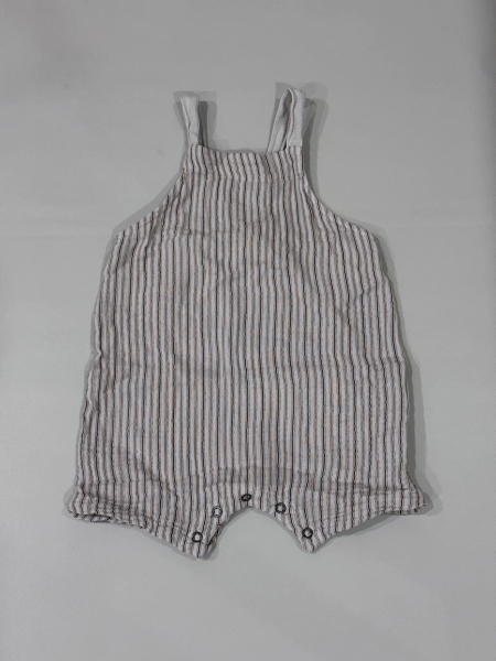 條紋吊帶褲 image 1 of 0