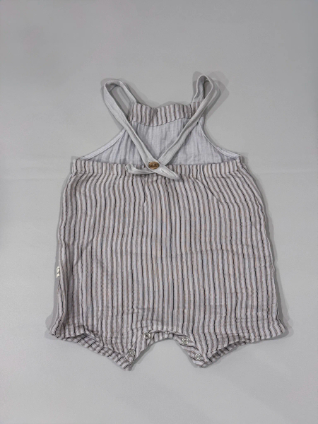 條紋吊帶褲 image 1 of 0