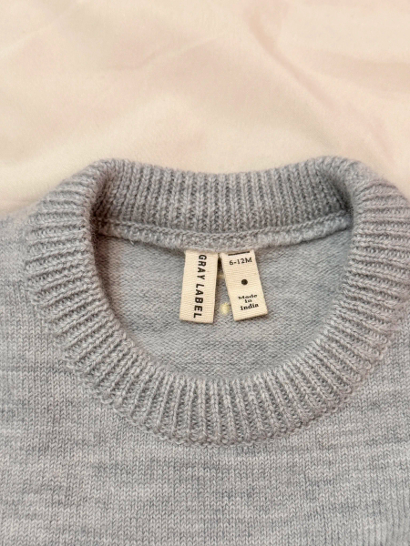 寶寶針織毛衣 - Grey Melange image 1 of 0