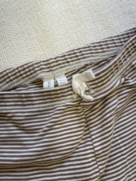 寶寶有機棉Leggings - Brownie/Cream image 1 of 0