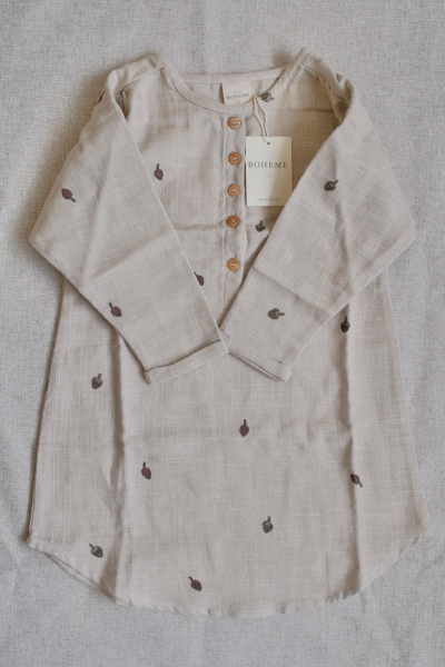 全新米色洋薊洋裝 image 1 of 0