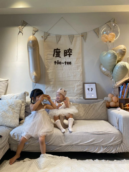 MARLMARL 裸粉紗裙1-6y可穿 image 1 of 0