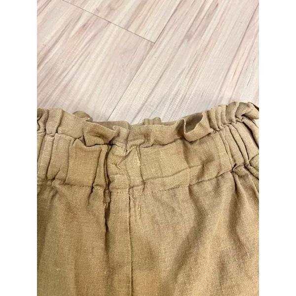 The simple folk駝色亞麻褲/2-3y image 1 of 0